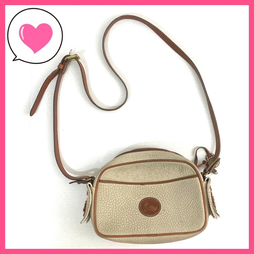 Vintage Dooney & Bourke tan camel crossbody bag